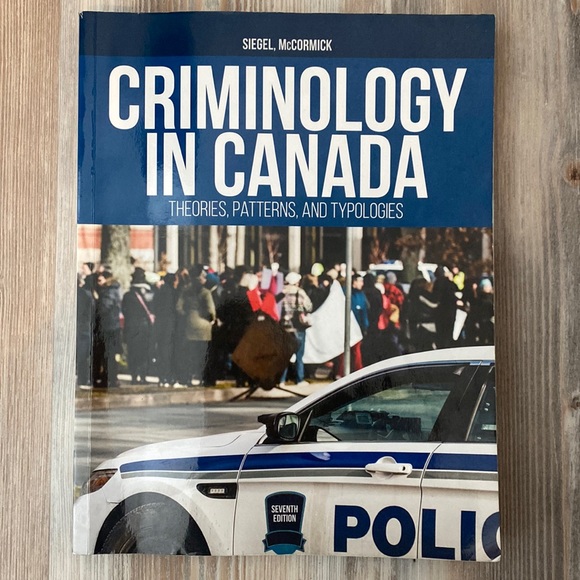 Criminology in Canada by Sıegel, McCORMICK - Picture 1 of 5